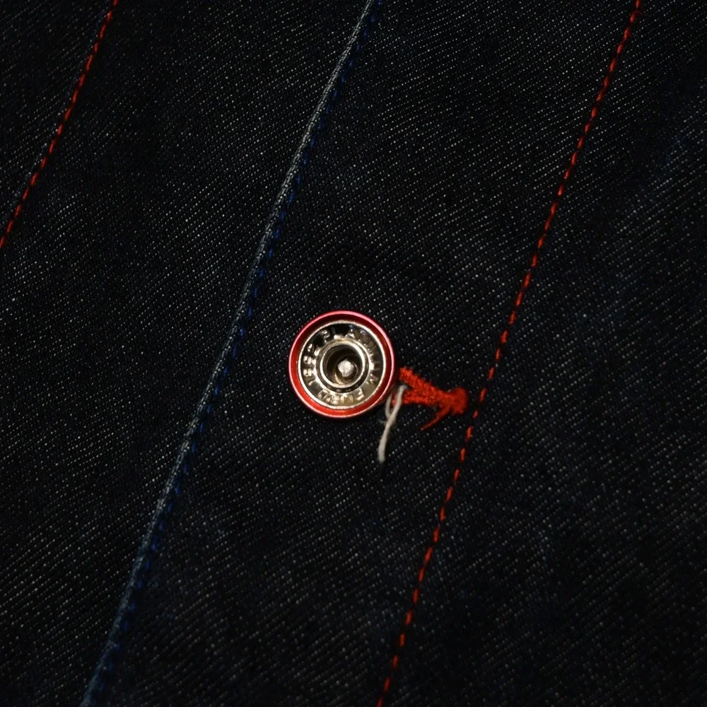 Vintage Platinum FUBU Fat Albert Denim Jacket 2X Y2K Embroidered Dark Wash